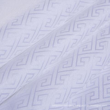 Solid Dyed & Bleached Cotton Jacquard Fabric